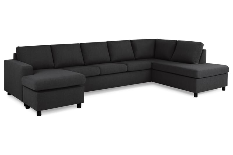 Crazy U-sofa XL Chaiselong Venstre - Antracit - Møbler - Sofaer - U Sofa