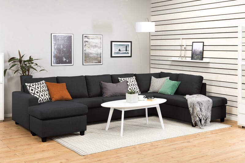 Crazy U-sofa XL Chaiselong Venstre - Antracit - Møbler - Sofaer - U Sofa