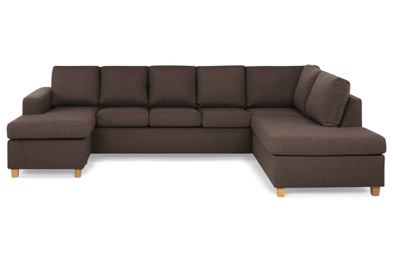 Crazy U-sofa XL Chaiselong Venstre - Brun - Møbler - Sofaer - U Sofa