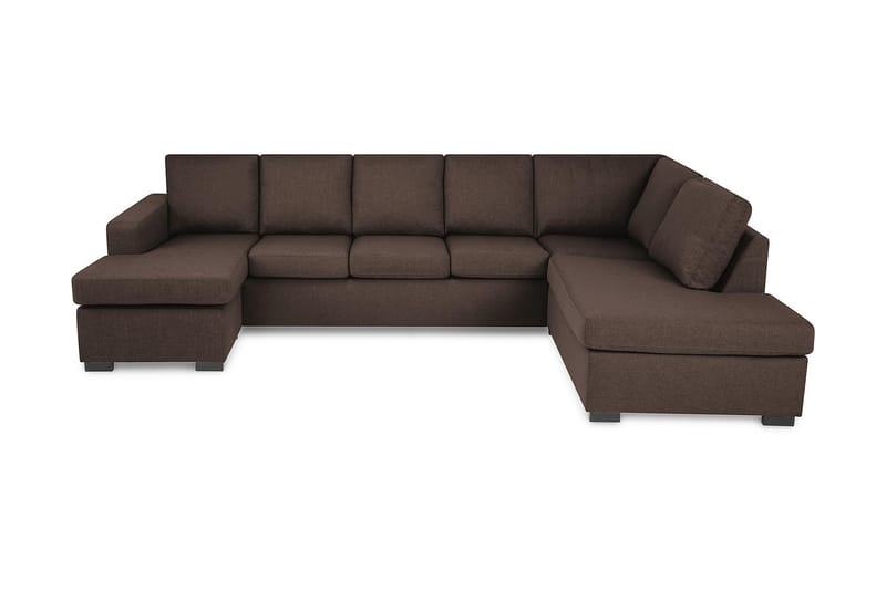 Crazy U-sofa XL Chaiselong Venstre - Brun - Møbler - Sofaer - U Sofa