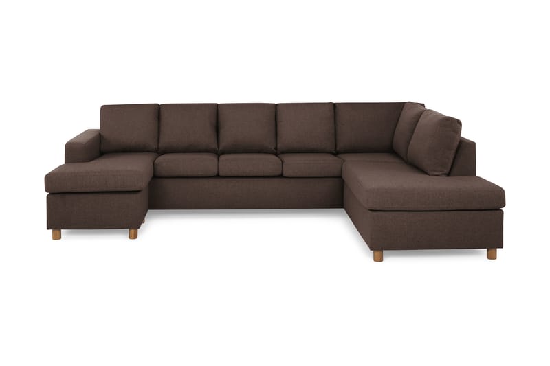 Crazy U-sofa XL Chaiselong Venstre - Brun - Møbler - Sofaer - U Sofa