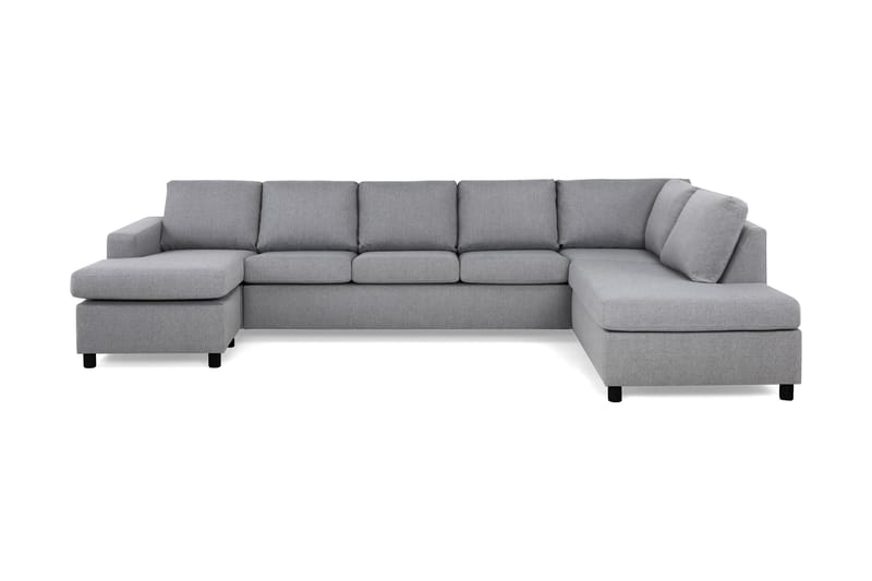 Crazy U-sofa XL Chaiselong Venstre - Lysegrå - Møbler - Sofaer - U Sofa