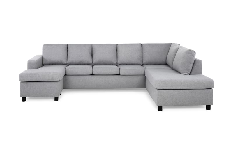 Crazy U-sofa XL Chaiselong Venstre - Lysegrå - Møbler - Sofaer - U Sofa