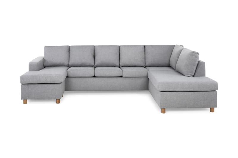 Crazy U-sofa XL Chaiselong Venstre - Lysegrå - Møbler - Sofaer - U Sofa