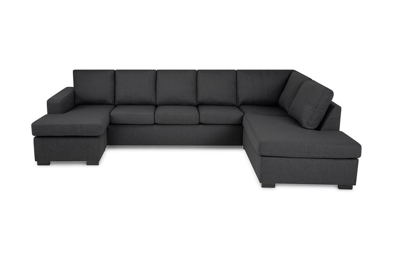 Crazy U-sofa XL Chaiselong Venstre - Mørkegrå - Møbler - Sofaer - U Sofa