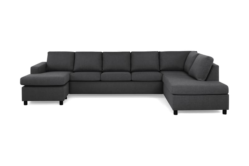 Crazy U-sofa XL Chaiselong Venstre - Mørkegrå - Møbler - Sofaer - U Sofa