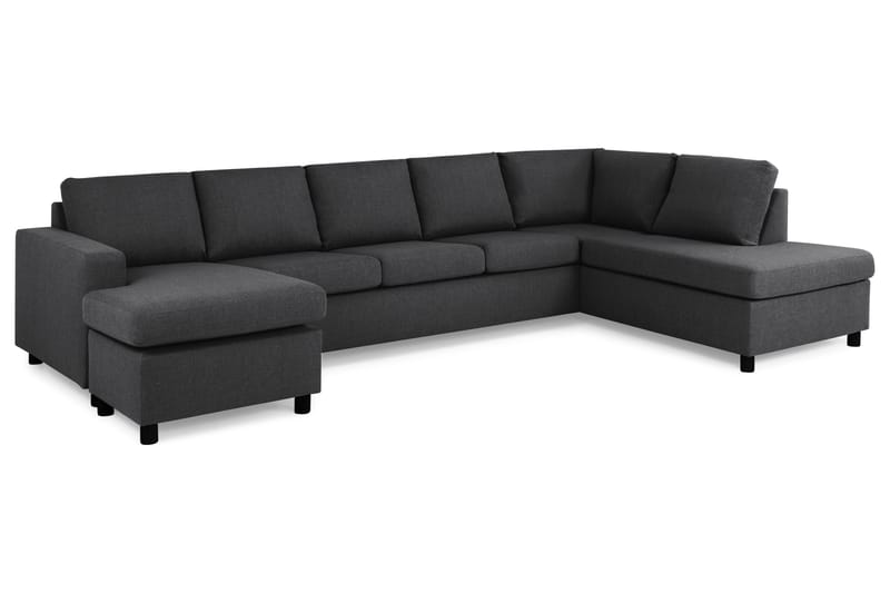 Crazy U-sofa XL Chaiselong Venstre - Mørkegrå - Møbler - Sofaer - U Sofa