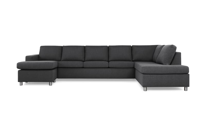 Crazy U-sofa XL Chaiselong Venstre - Mørkegrå - Møbler - Sofaer - U Sofa