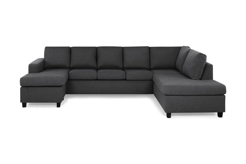 Crazy U-sofa XL Chaiselong Venstre - Mørkegrå - Møbler - Sofaer - U Sofa