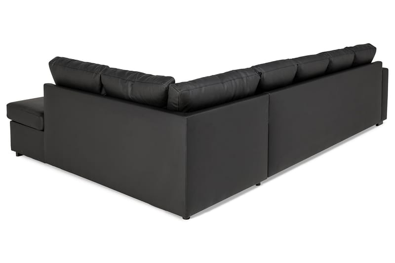 Crazy U-sofa XL Chaiselong Venstre - Sort Kunstlæder - Møbler - Sofaer - U Sofa