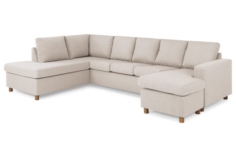 Crazy U-sofa XXL Chaiselong Højre - Beige - Møbler - Sofaer - U Sofa