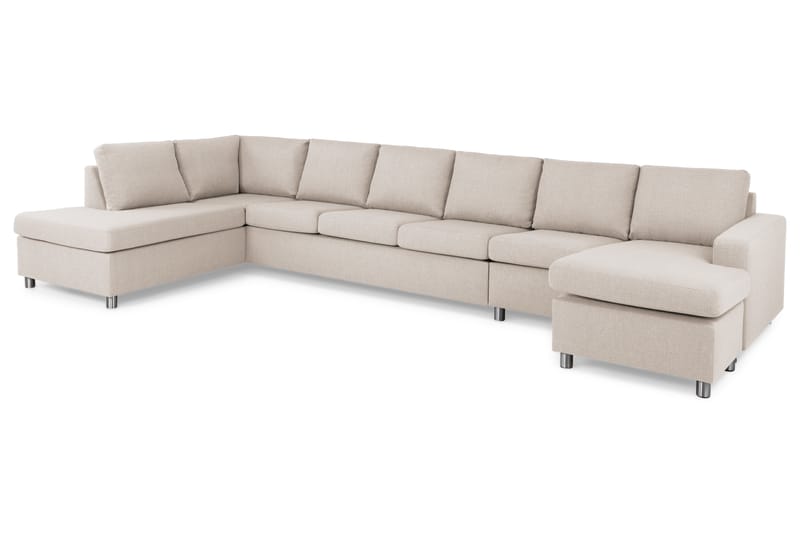 Crazy U-sofa XXL Chaiselong Højre - Beige - Møbler - Sofaer - U Sofa