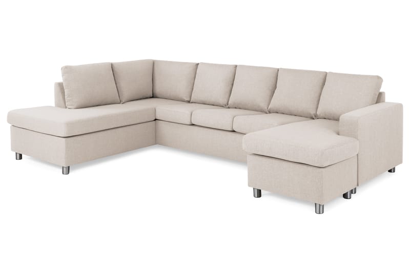 Crazy U-sofa XXL Chaiselong Højre - Beige - Møbler - Sofaer - U Sofa