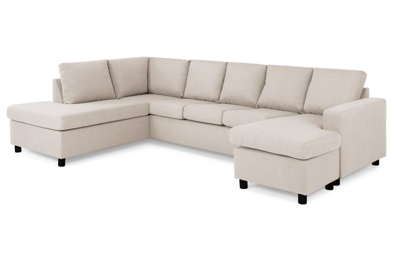 Crazy U-sofa XXL Chaiselong Højre - Beige - Møbler - Sofaer - U Sofa