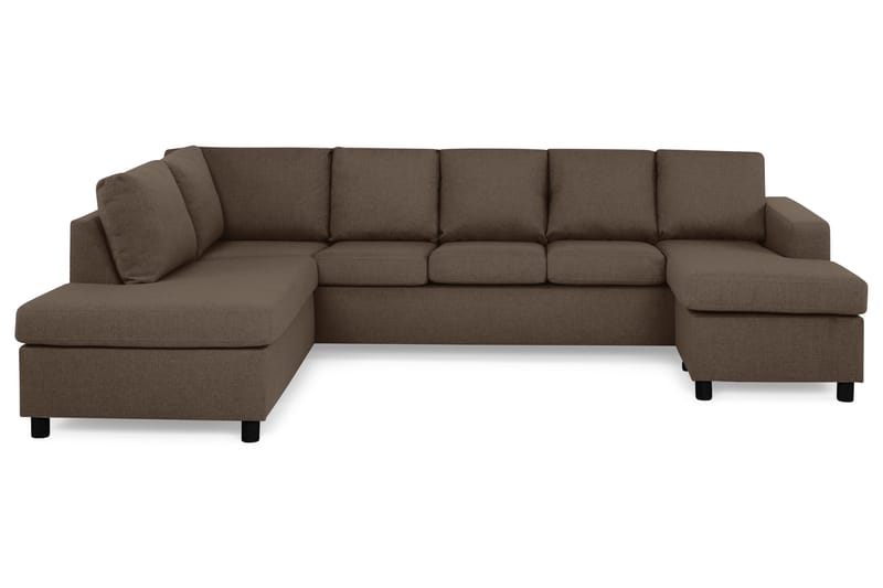 Crazy U-sofa XXL Chaiselong Højre - Brun - Møbler - Sofaer - U Sofa