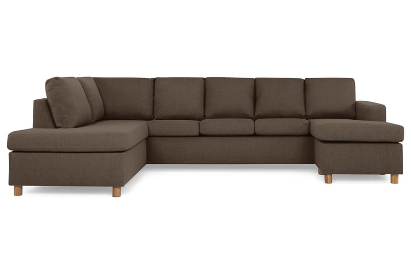 Crazy U-sofa XXL Chaiselong Højre - Brun - Møbler - Sofaer - U Sofa