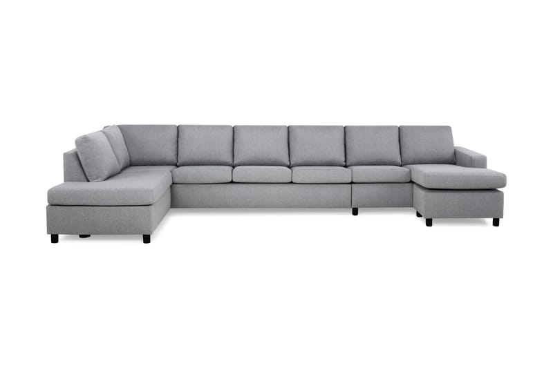 Crazy U-sofa XXL Chaiselong Højre - Lysegrå - Møbler - Sofaer - U Sofa