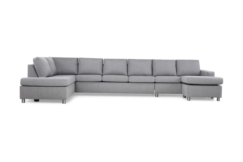 Crazy U-sofa XXL Chaiselong Højre - Lysegrå - Møbler - Sofaer - U Sofa