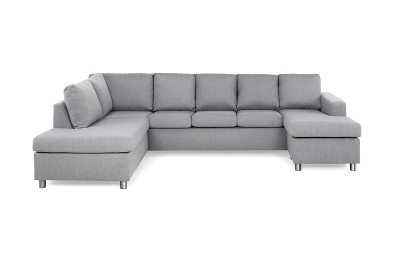 Crazy U-sofa XXL Chaiselong Højre - Lysegrå - Møbler - Sofaer - U Sofa