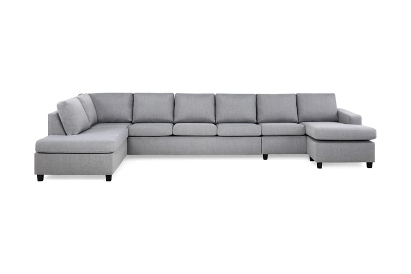 Crazy U-sofa XXL Chaiselong Højre - Lysegrå - Møbler - Sofaer - U Sofa