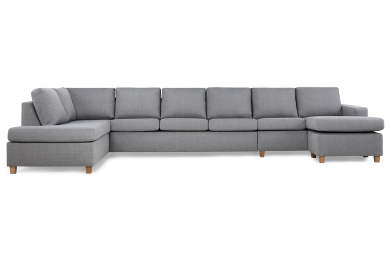 Crazy U-sofa XXL Chaiselong Højre - Lysegrå - Møbler - Sofaer - U Sofa