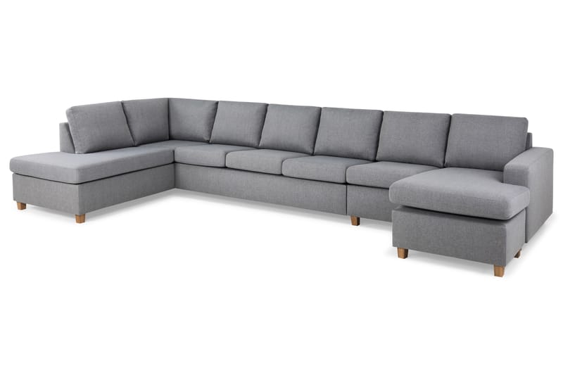 Crazy U-sofa XXL Chaiselong Højre - Lysegrå - Møbler - Sofaer - U Sofa