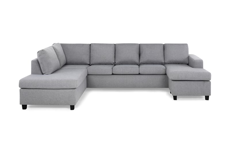 Crazy U-sofa XXL Chaiselong Højre - Lysegrå - Møbler - Sofaer - U Sofa