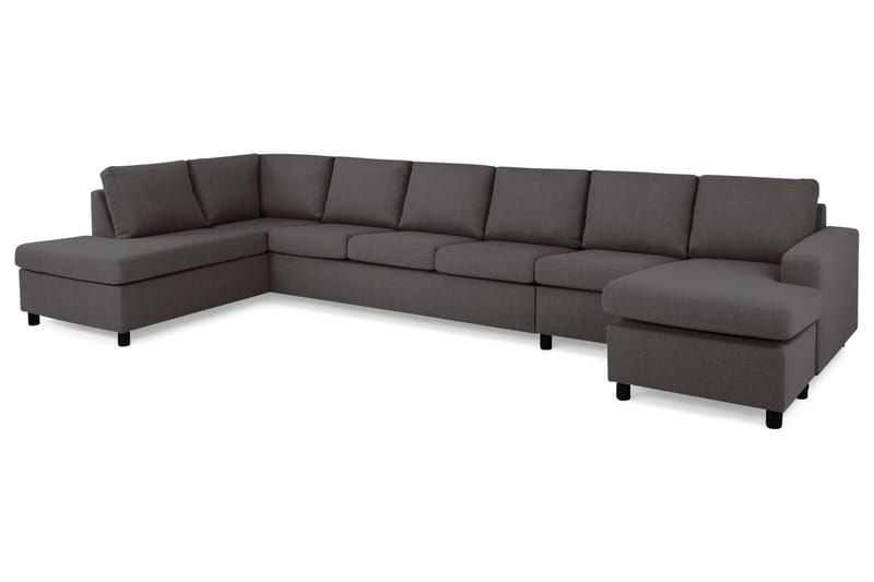 Crazy U-sofa XXL Chaiselong Højre - Mørkegrå - Møbler - Sofaer - U Sofa