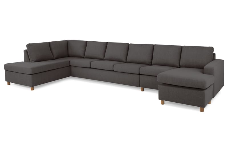 Crazy U-sofa XXL Chaiselong Højre - Mørkegrå - Møbler - Sofaer - U Sofa