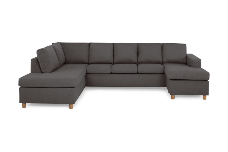 Crazy U-sofa XXL Chaiselong Højre - Mørkegrå - Møbler - Sofaer - U Sofa