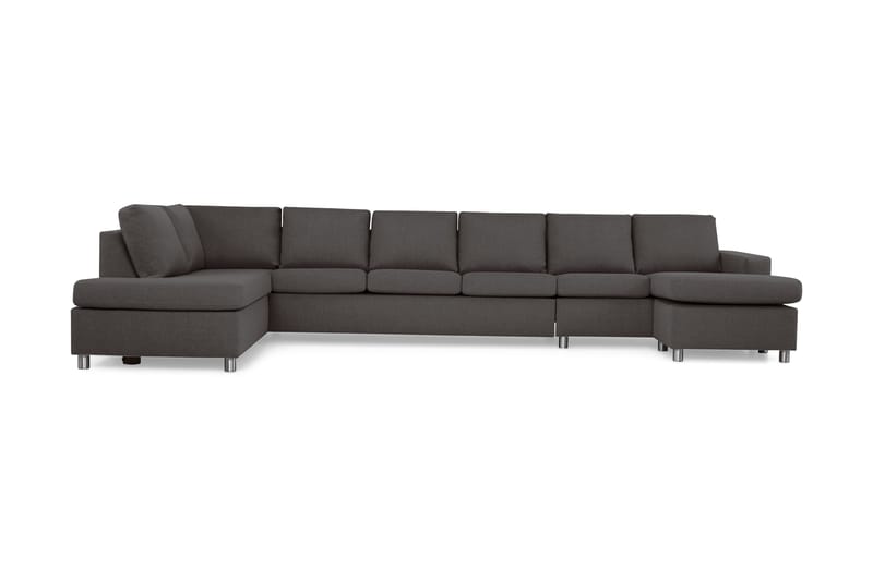 Crazy U-sofa XXL Chaiselong Højre - Mørkegrå - Møbler - Sofaer - U Sofa