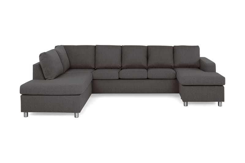 Crazy U-sofa XXL Chaiselong Højre - Mørkegrå - Møbler - Sofaer - U Sofa