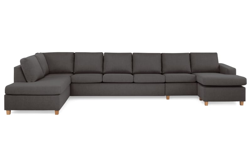 Crazy U-sofa XXL Chaiselong Højre - Mørkegrå - Møbler - Sofaer - U Sofa