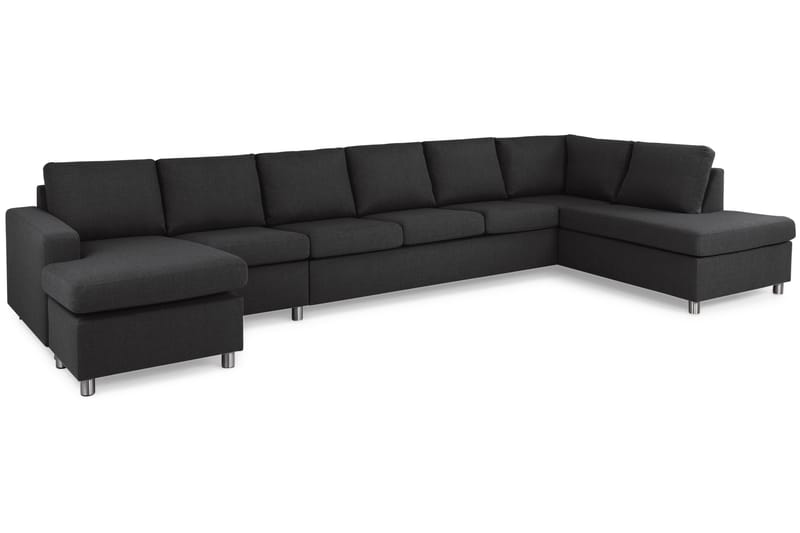 Crazy U-sofa XXL Chaiselong Venstre - Antracit - Møbler - Sofaer - U Sofa