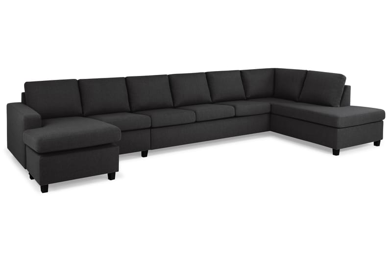 Crazy U-sofa XXL Chaiselong Venstre - Antracit - Møbler - Sofaer - U Sofa