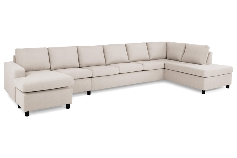 Crazy U-sofa XXL Chaiselong Venstre - Beige - Møbler - Sofaer - U Sofa