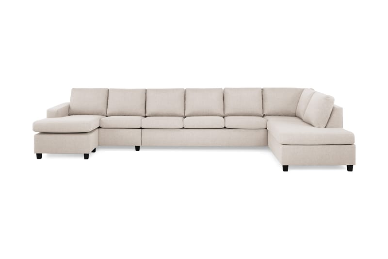 Crazy U-sofa XXL Chaiselong Venstre - Beige - Møbler - Sofaer - U Sofa