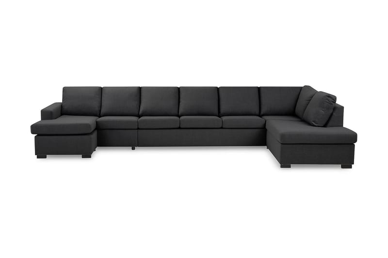 Crazy U-sofa XXL Chaiselong Venstre - Mørkegrå - Møbler - Sofaer - U Sofa