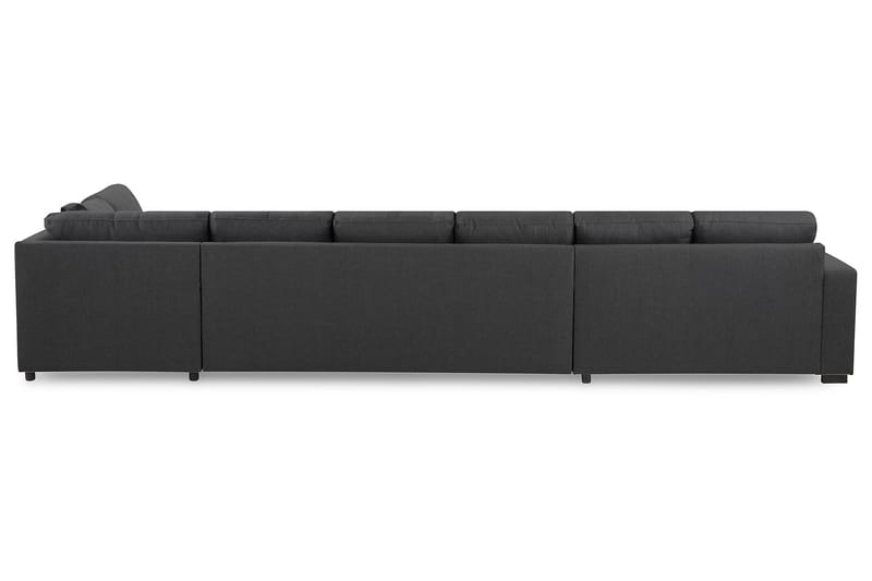 Crazy U-sofa XXL Chaiselong Venstre - Mørkegrå - Møbler - Sofaer - U Sofa