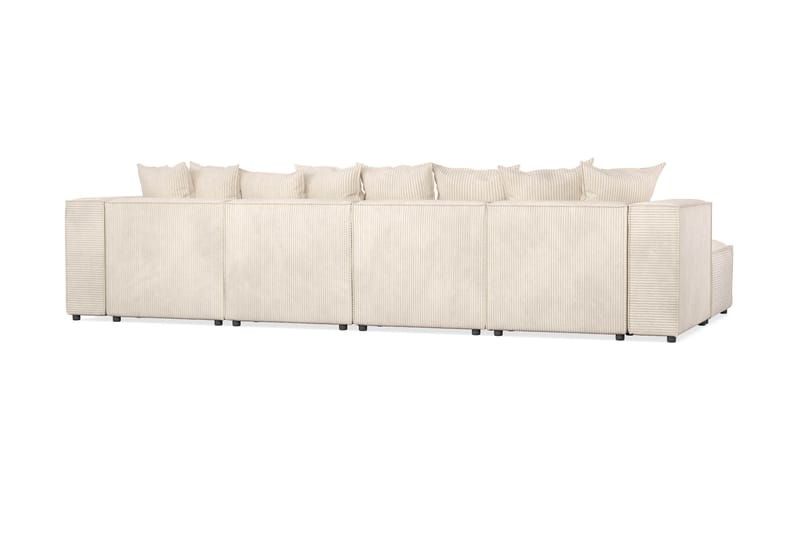 Cubo Dyb Manchester U-Sofa 5-personers Divan Højre, Chaiselong Højre - Beige / Lys - Møbler - Sofaer - U Sofa