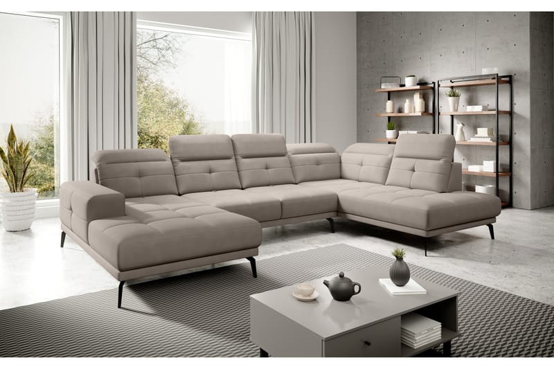 Devender Sofa m. Chaiselonger - Beige - Møbler - Sofaer - U Sofa