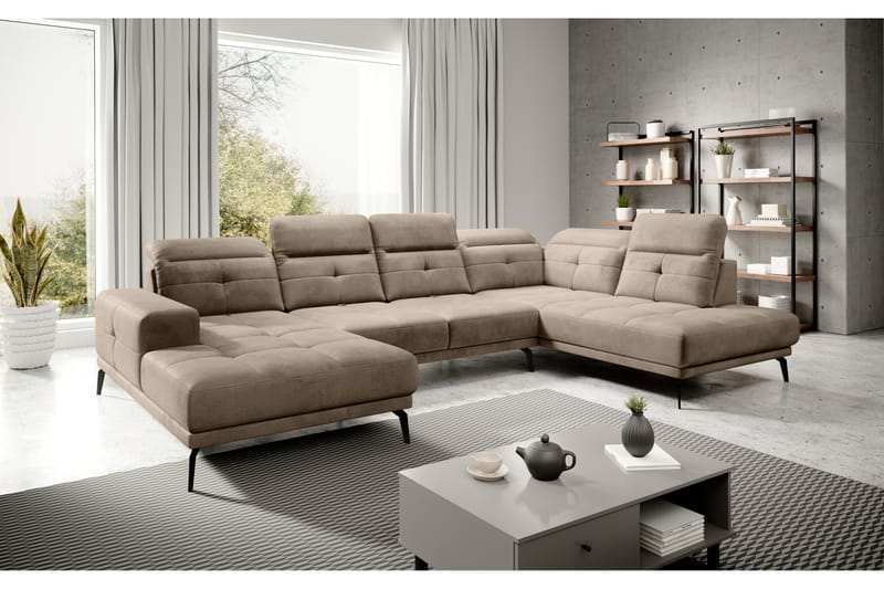 Devender Sofa m. Chaiselonger - Beige - Møbler - Sofaer - U Sofa