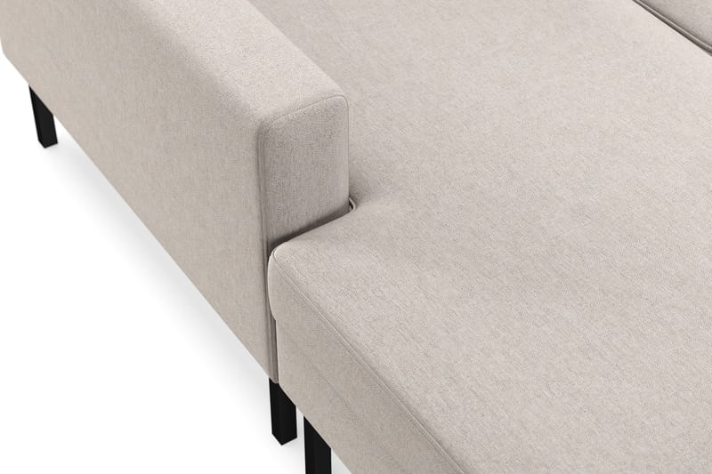 Frillestad 4-pers U-sofa Divan Venstre - Beige - Møbler - Sofaer - U Sofa