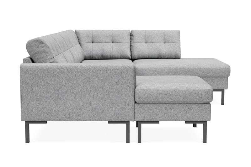 Frillestad 4-pers U-sofa Divan Venstre - Grå - Møbler - Sofaer - U Sofa