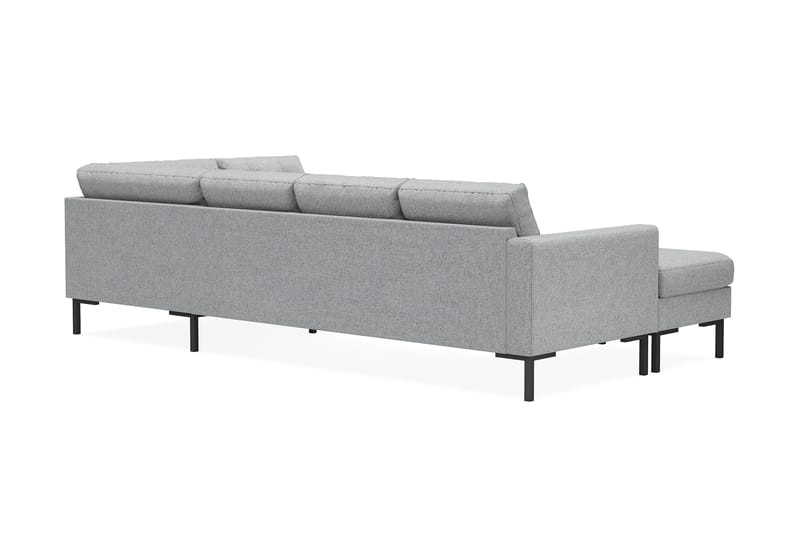 Frillestad 4-pers U-sofa Divan Venstre - Grå - Møbler - Sofaer - U Sofa