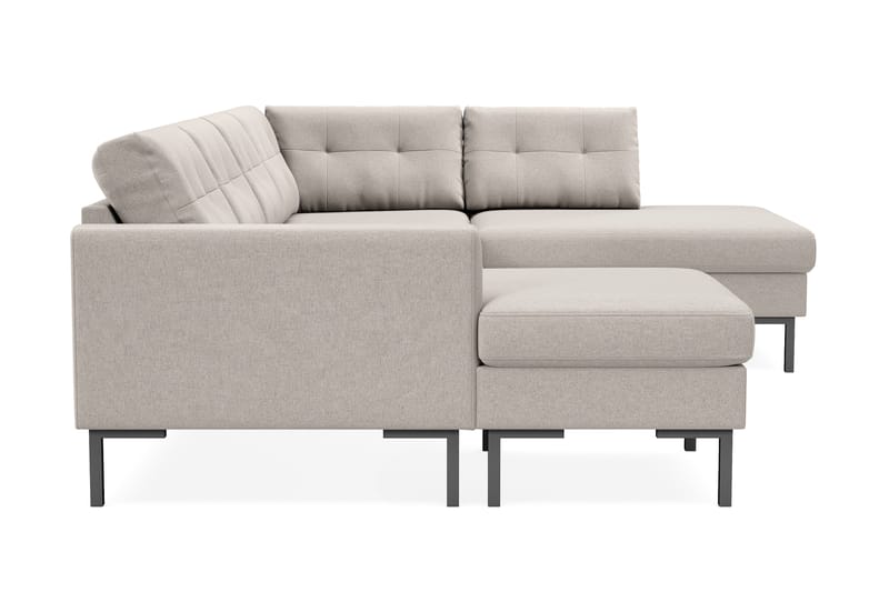 Frillestad 4-pers U-sofa Divan Venstre - Beige - Møbler - Sofaer - U Sofa