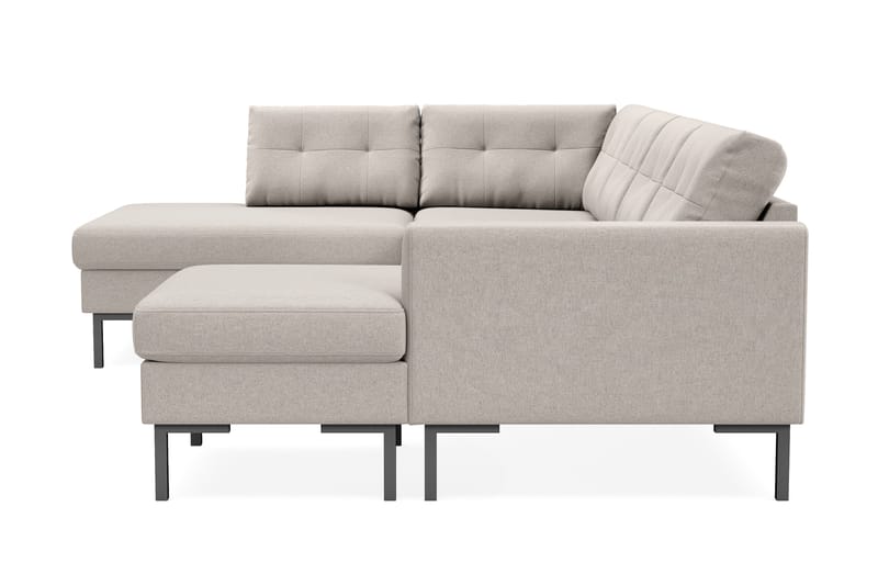 Frillestad 4-pers U-sofa Divan Højre - Beige - Møbler - Sofaer - U Sofa