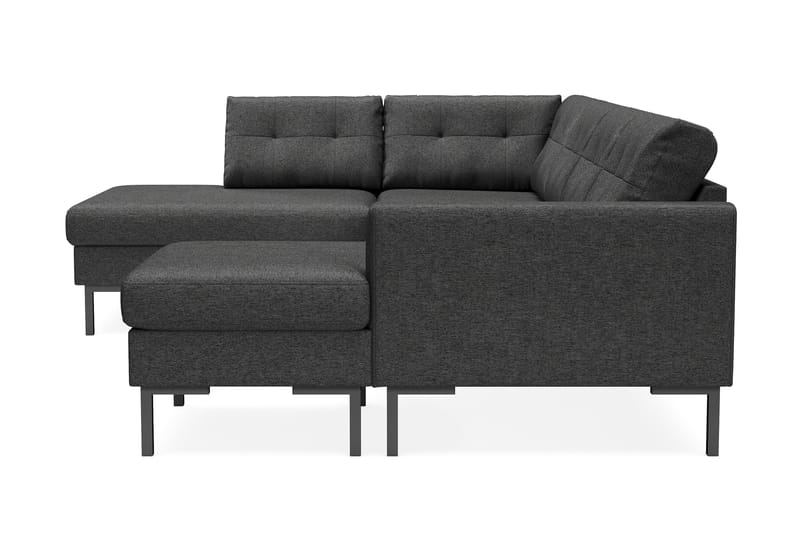 Frillestad 4-pers U-sofa Divan Højre - Mørkegrå - Møbler - Sofaer - U Sofa