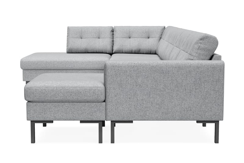 Frillestad 5-pers U-sofa Divan Højre - Grå - Møbler - Sofaer - U Sofa