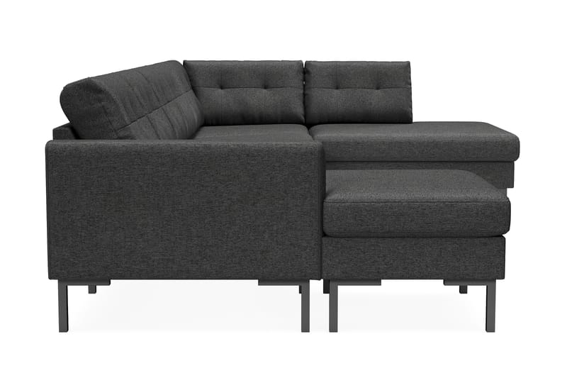 Frillestad 5-pers U-sofa Divan Venstre - Mørkegrå - Møbler - Sofaer - U Sofa